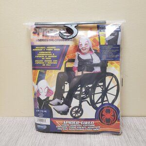 NWT Marvel Spider-Gwen Youth Girls Costume Halloween Cosplay Kids 12/14 Large